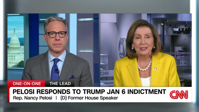 Nancy Pelosi en colère contre Jake Tapper de CNN pour ses questions sur le scandale de délit d’initié
